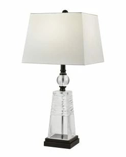 Discount π₯° Dale Tiffany Caden 24% Lead Hand Cut Crystal Table Lamp Home Table & Desk Lamps βοΈ