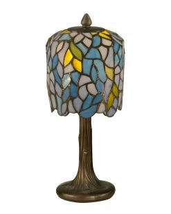 Deals ⌛ Dale Tiffany Wisteria Accent Table Lamp Home Table & Desk Lamps 🛒