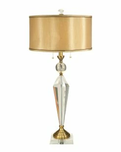 Wholesale 👏 Dale Tiffany Strada Hand Cut Crystal Table Lamp Home Table & Desk Lamps 🌟