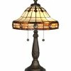 Best Pirce ❤️ Dale Tiffany Jeweled Felipe Mission Table Lamp Home Table & Desk Lamps 💯