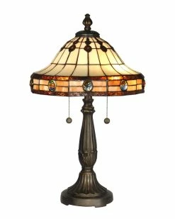 Best Pirce β€οΈ Dale Tiffany Jeweled Felipe Mission Table Lamp Home Table & Desk Lamps π―