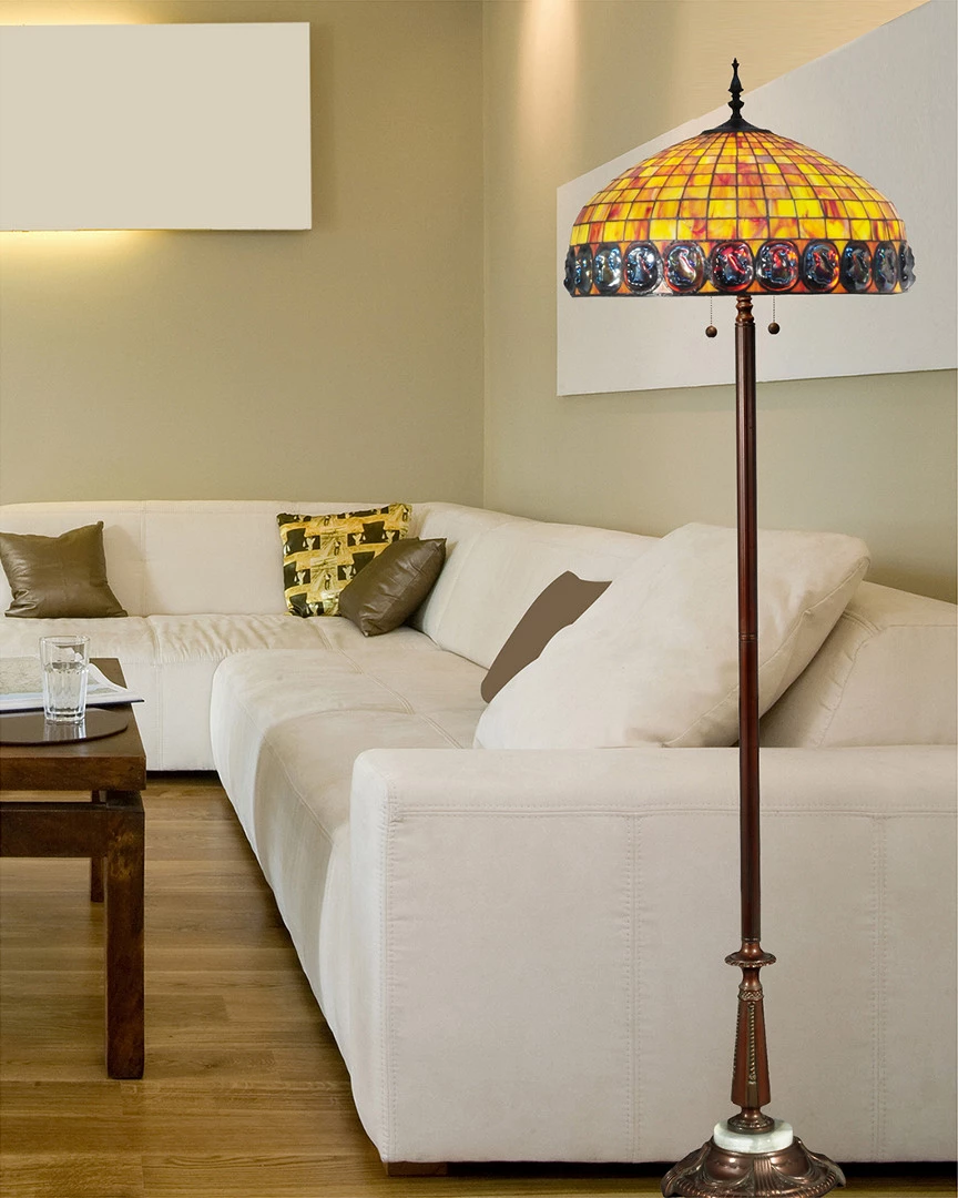 Coupon π Dale Tiffany Orange Turtleback Floor Lamp Home Floor Lamps 𧨠2 Coupon π Dale Tiffany Orange Turtleback Floor Lamp Home Floor Lamps 𧨠- Image 2