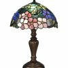 Wholesale 🤩 Dale Tiffany Fox Peony Table Lamp Home Table & Desk Lamps ⭐