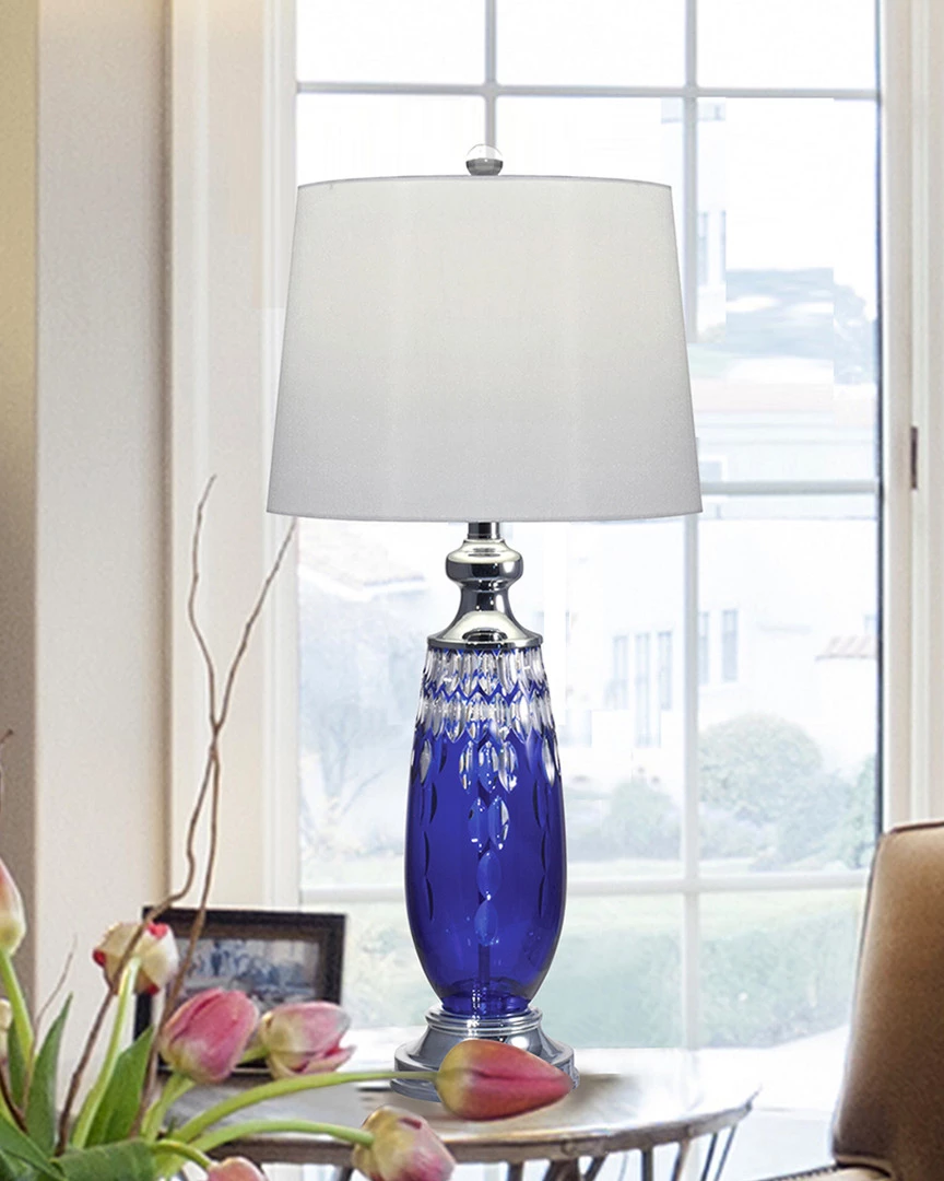 Wholesale β¨ Dale Tiffany Blue Marble 24% Lead Hand Cut Crystal Table Lamp Home Table & Desk Lamps π 2 Wholesale β¨ Dale Tiffany Blue Marble 24% Lead Hand Cut Crystal Table Lamp Home Table & Desk Lamps π - Image 2