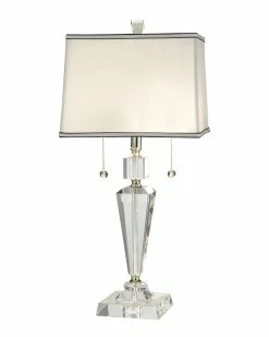 Best Pirce π― Dale Tiffany Danbrook Hand Cut Crystal Table Lamp Home Table & Desk Lamps π