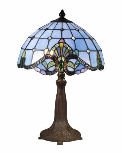 Best deal 𧨠Dale Tiffany Blue Baroque Table Lamp Home Table & Desk Lamps π