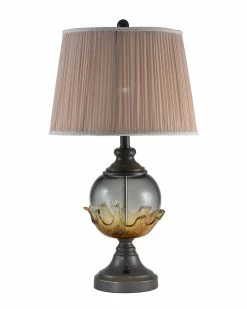 Promo π Dale Tiffany Bonnie LED Hand Blown Art Glass Table Lamp Home Table & Desk Lamps π