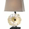 Coupon 🌟 Dale Tiffany Beige Feather Hand Blown Art Glass Table Lamp Home Table & Desk Lamps 🎉