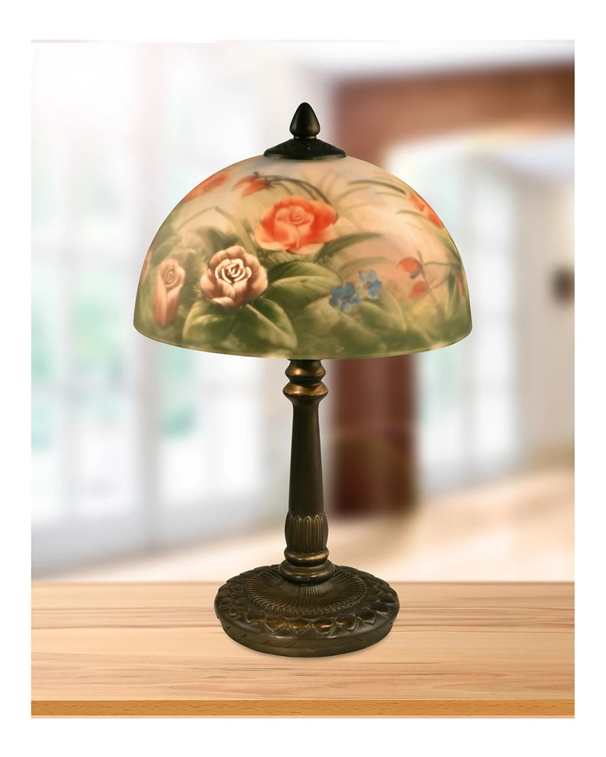Best deal π Dale Tiffany Rose Dome Hand Painted Table Lamp Home Table & Desk Lamps π 2 Best deal π Dale Tiffany Rose Dome Hand Painted Table Lamp Home Table & Desk Lamps π - Image 2