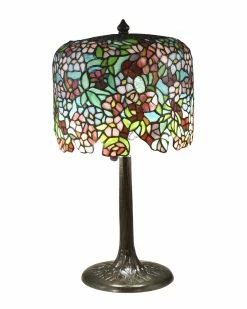 Promo π€© Dale Tiffany Rowan Floral Table Lamp Home Table & Desk Lamps βοΈ