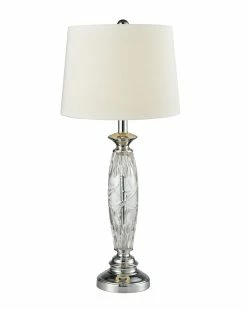 Deals 😍 Dale Tiffany Powis 24% Lead Crystal Table Lamp Home Table & Desk Lamps 💯