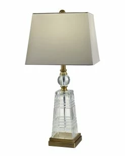 Best deal ✔️ Dale Tiffany Aniello 24% Lead Hand Cut Crystal Table Lamp Home Table & Desk Lamps 🎁