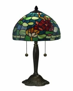 Discount π Dale Tiffany Jocelyn Rose Bronze Table Lamp Home Table & Desk Lamps π