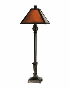 Hot Sale 😉 Dale Tiffany Camelot Mica Buffet Table Lamp Home Table & Desk Lamps 😍