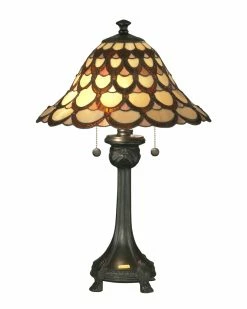 Wholesale 💯 Dale Tiffany Peacock Table Lamp Home Table & Desk Lamps 🎁