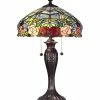 Flash Sale 🎁 Dale Tiffany Zenia Rose Table Lamp Home Table & Desk Lamps 🎁