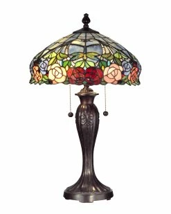 Flash Sale π Dale Tiffany Zenia Rose Table Lamp Home Table & Desk Lamps π