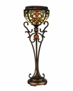 Promo 🔥 Dale Tiffany Boehme Buffet Lamp Home Table & Desk Lamps 🛒