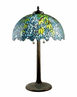 Best reviews of ✨ Dale Tiffany Porto Wisteria Table Lamp Home Table & Desk Lamps 🥰