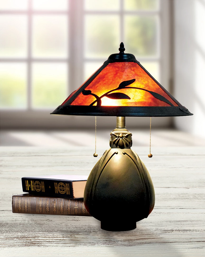 Wholesale ⌛ Dale Tiffany Fall Leaves Mica Table Lamp Home Table & Desk Lamps ⭐ 2 Wholesale ⌛ Dale Tiffany Fall Leaves Mica Table Lamp Home Table & Desk Lamps ⭐ - Image 2