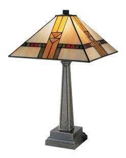Cheap π₯° Dale Tiffany Edmund Mission Table Lamp Home Table & Desk Lamps π