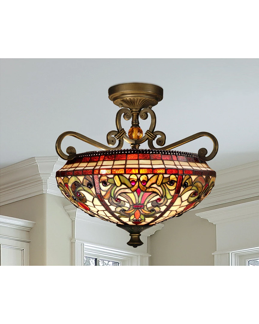 Deals π Dale Tiffany Baroque Semi Flush Mount Home Sconces & Wall Mounts π 2 Deals π Dale Tiffany Baroque Semi Flush Mount Home Sconces & Wall Mounts π - Image 2