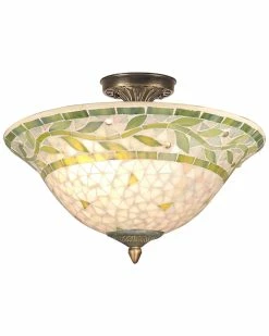 Deals 😉 Dale Tiffany Cadena Mosaic Flush Mount Home Sconces & Wall Mounts 🥰