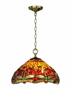 Wholesale β Dale Tiffany Reves Dragonfly Hanging Fixture Home Ceiling Lighting βοΈ