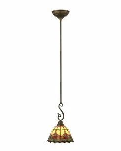 Best deal 🔔 Dale Tiffany Jeweled Floral Mini Pendant Home Ceiling Lighting 😍
