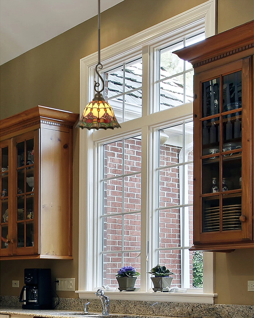 Best deal π Dale Tiffany Jeweled Floral Mini Pendant Home Ceiling Lighting π 2 Best deal π Dale Tiffany Jeweled Floral Mini Pendant Home Ceiling Lighting π - Image 2