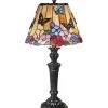 Best reviews of 😉 Dale Tiffany Butterfly Peony Table Lamp Home Table & Desk Lamps 🔥