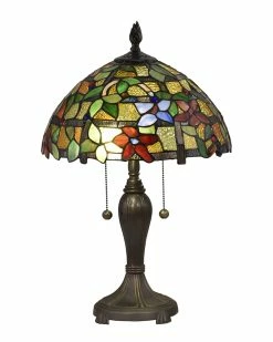 Budget π Dale Tiffany Valencia Floral Table Lamp Home Table & Desk Lamps π