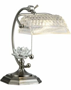 Hot Sale β Dale Tiffany Althea Hand Cut Crystal Desk Lamp Home Table & Desk Lamps π