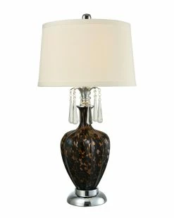 Budget π Dale Tiffany Elements LED Hand Blown Art Glass Table Lamp Home Table & Desk Lamps π