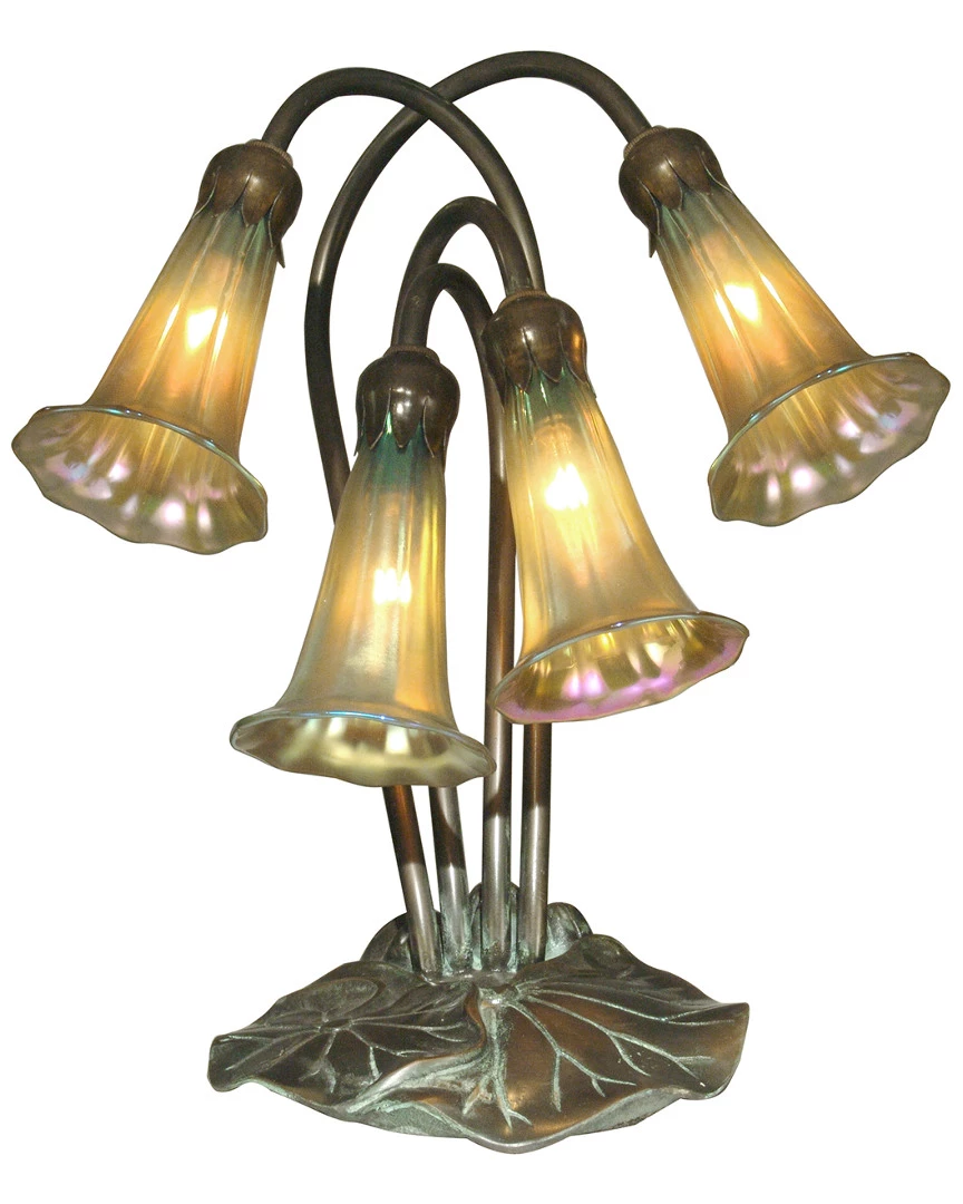 Top 10 π Dale Tiffany Gold Lily 4-Light Hand Blown Art Glass Bronze Accent Table Lamp Home Table & Desk Lamps π 1 Top 10 π Dale Tiffany Gold Lily 4-Light Hand Blown Art Glass Bronze Accent Table Lamp Home Table & Desk Lamps π