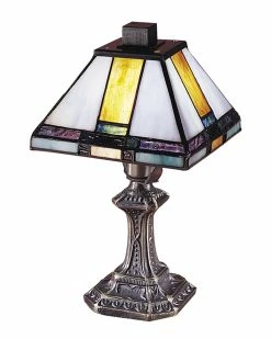 Outlet 🧨 Dale Tiffany Tranquility Mission Accent Table Lamp Home Table & Desk Lamps ✨