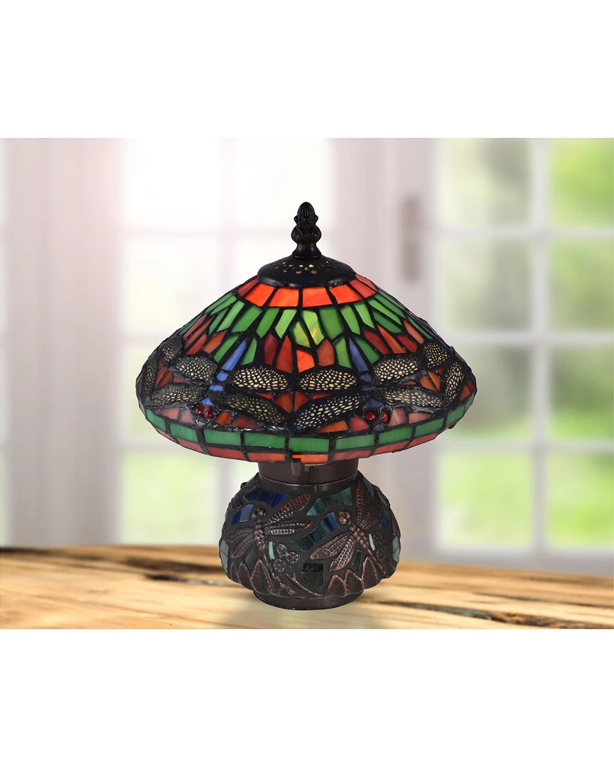 New β Dale Tiffany Red Dragonfly Accent Table Lamp Home Table & Desk Lamps π 2 New β Dale Tiffany Red Dragonfly Accent Table Lamp Home Table & Desk Lamps π - Image 2