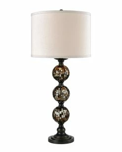 Wholesale β€οΈ Dale Tiffany Cottonwood 3 Ball Mosaic Art Glass Marble Table Lamp Home Table & Desk Lamps β¨