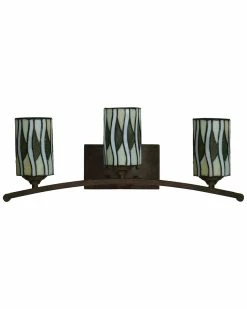 New 🎁 Dale Tiffany Reno 3-Light Wall Sconce Home Sconces & Wall Mounts 🎁