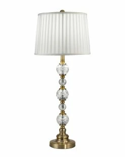 Buy β¨ Dale Tiffany Aquila 24% Lead Hand Cut Crystal Buffet Table Lamp Home Table & Desk Lamps π€©