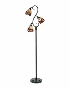 Buy β Dale Tiffany Fall River 3-Light Floor Lamp Home Floor Lamps π