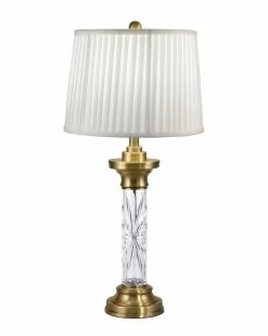 Wholesale π Dale Tiffany Ailin 24% Lead Hand Cut Crystal Table Lamp Home Table & Desk Lamps π