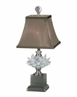 Budget 🛒 Dale Tiffany Lucinda Crystal Accent Table Lamp Home Table & Desk Lamps 🔥