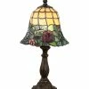 Budget 😀 Dale Tiffany Walcott Rose Accent Lamp Home Table & Desk Lamps ✨