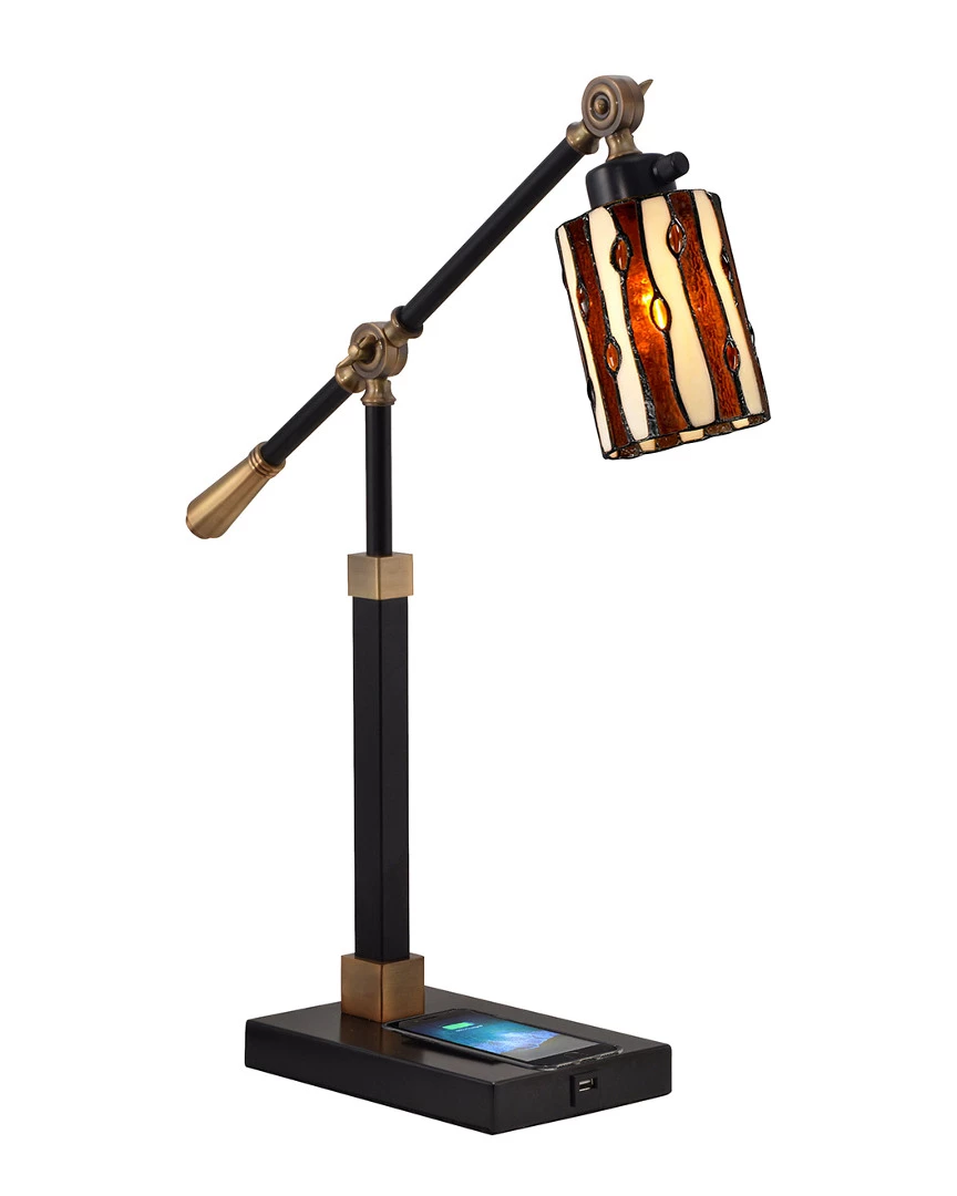 Buy π Dale Tiffany Diamond Hill Desk Lamp With Wireless And USB Charger Home Table & Desk Lamps π 1 Buy π Dale Tiffany Diamond Hill Desk Lamp With Wireless And USB Charger Home Table & Desk Lamps π