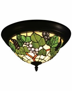 Budget 👍 Dale Tiffany Grape Flush Mount Home Sconces & Wall Mounts 🛒