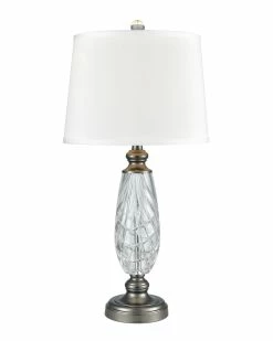 Brand new π₯° Dale Tiffany Clearview 24% Lead Hand Cut Crystal Table Lamp Home Table & Desk Lamps π