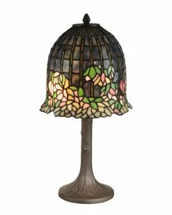 Budget 👏 Dale Tiffany Flowering Lotus Table Lamp Home Table & Desk Lamps 🛒