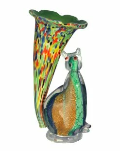 Best Pirce π Dale Tiffany Cat Lily Hand Blown Art Glass Accent Table Lamp Home Table & Desk Lamps π₯