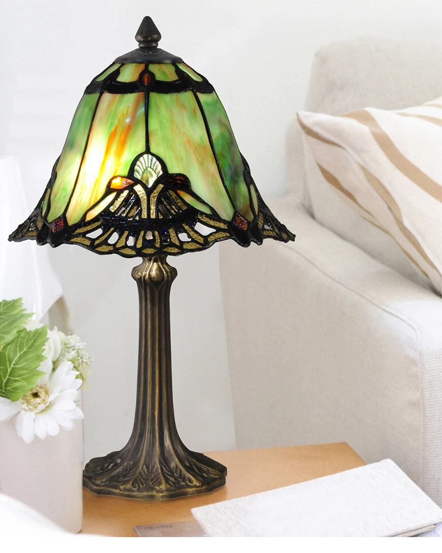 Budget π Dale Tiffany Green Haiawa Accent Table Lamp Home Table & Desk Lamps 𧨠2 Budget π Dale Tiffany Green Haiawa Accent Table Lamp Home Table & Desk Lamps 𧨠- Image 2